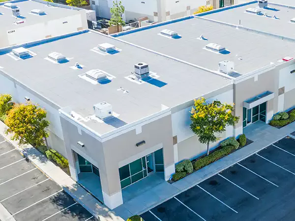 Large commercial roof